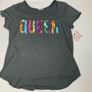 Free Kisses - Queen tunic Shirt Dress - NWT